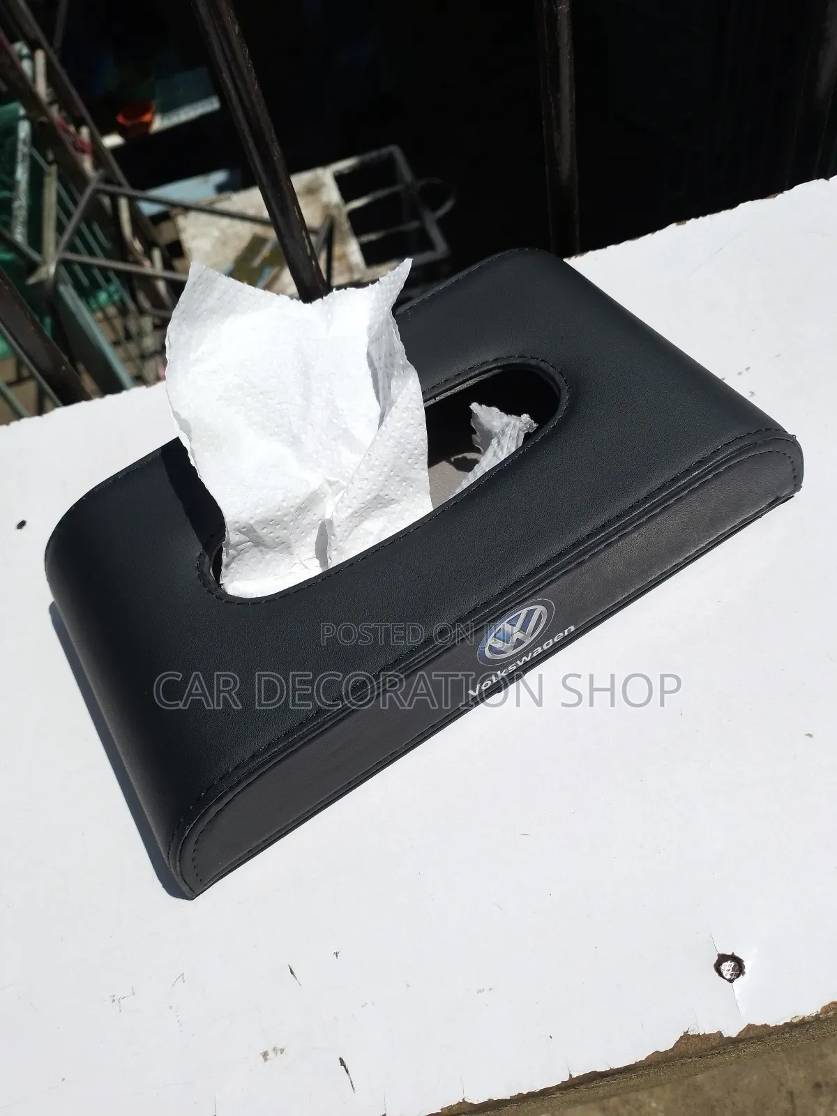 Volkswagen Branded Leather Saviette Holder