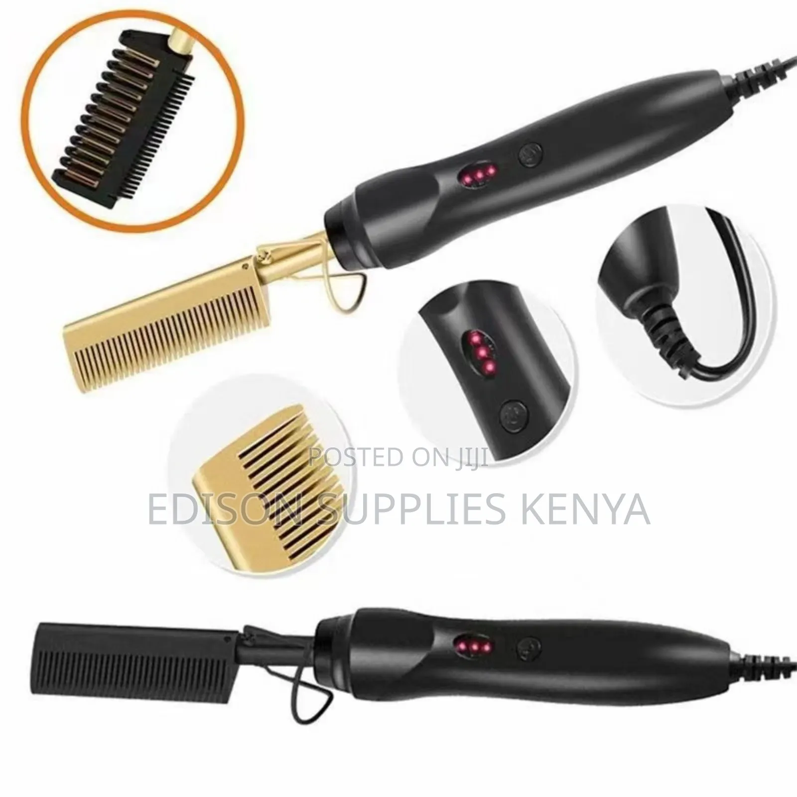 Hot Comb Golden Straight Comb for Wigs and Natural Hair. Good Quality