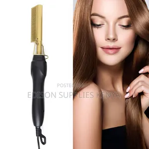 Hot Comb Golden Straight Comb for Wigs and Natural Hair. Good Quality