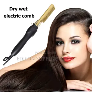 Hot Comb Golden Straight Comb for Wigs and Natural Hair. Good Quality