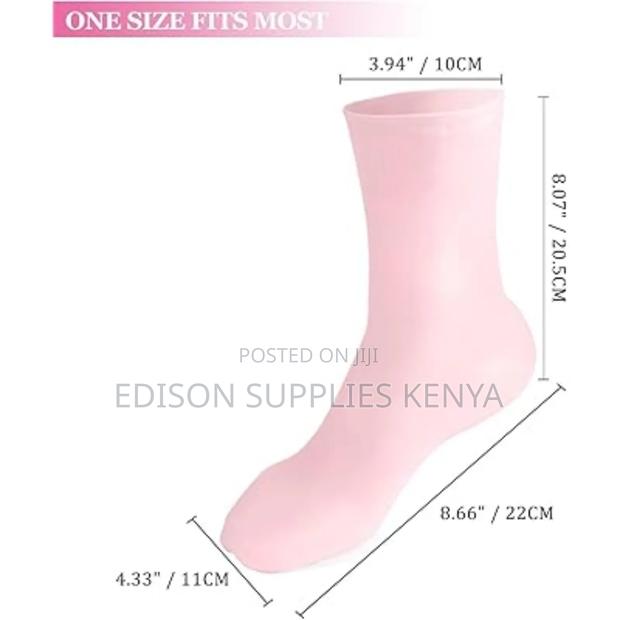 Silicone Socks for Women, Soft Gel Moisturizing Foot Socks - thumbnail 8