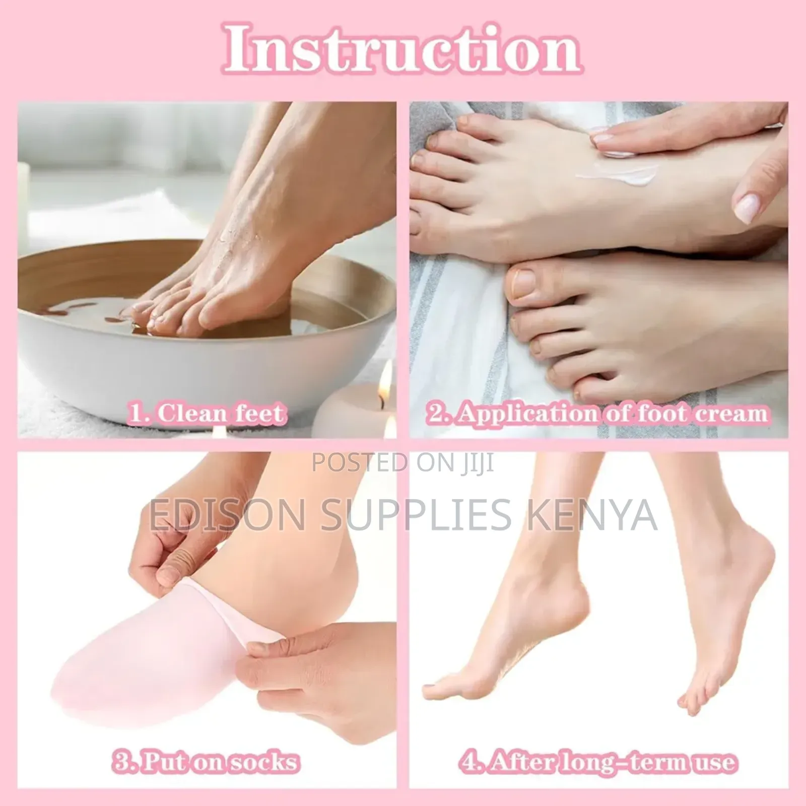 Silicone Socks for Women, Soft Gel Moisturizing Foot Socks