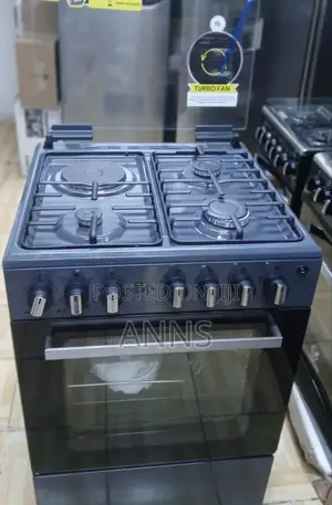 BJS Grey 60/60 Standing 3gas+1plate Electric