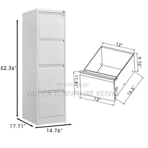 Cabinets:4-Drawer Home Office Organizer Storage Cabinet