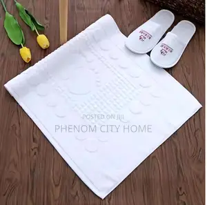 Plain White Floor Towels