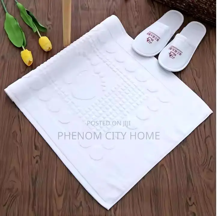 Plain White Floor Towels