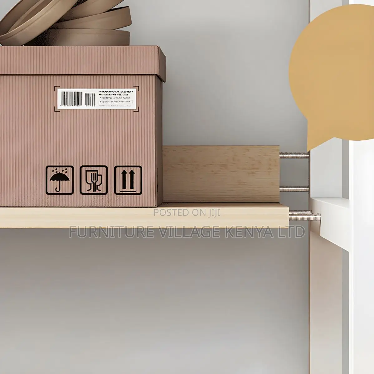Modern Square Office Desk With Metal H-Shaped Base