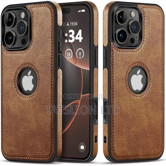 iPhone 16 Pro Classic PU Soft Leather Cover Case F