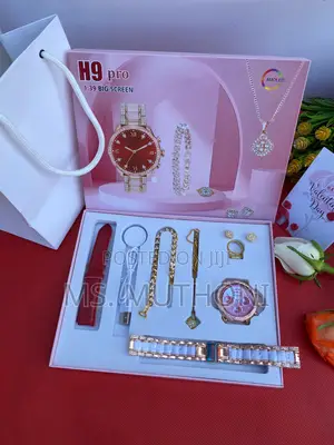  LADIES 6 in 1 VALENTINES SMARTWATCH SET