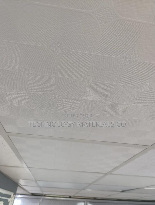 PVC Laminated THUMB Gypsum Ceiling Tiles(Moisture Resistant)