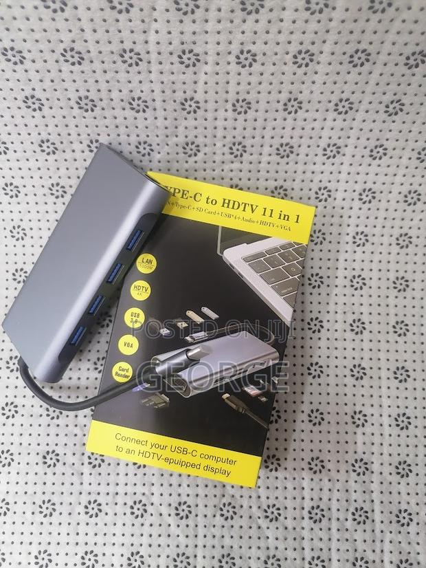 11 in 1 USB C Hub Adapter=Classy - main view
