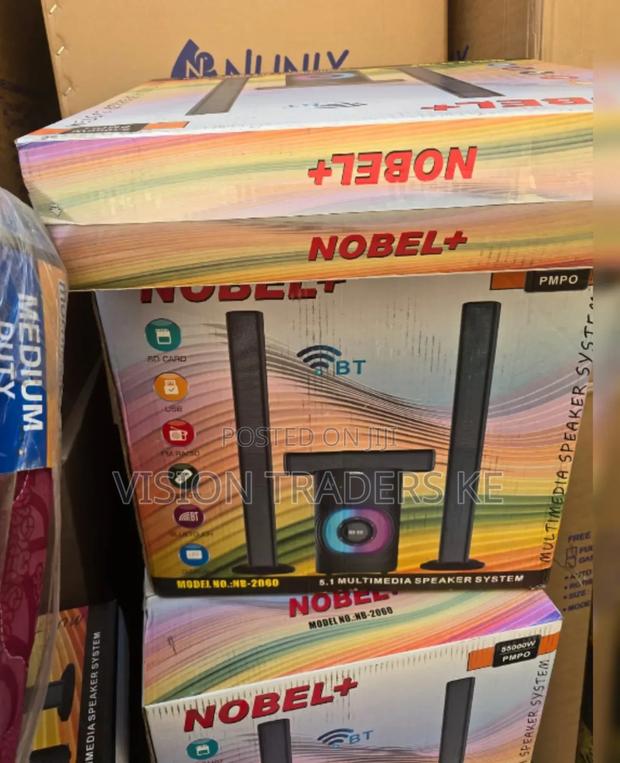 Nobel Nb-2060 5.1ch 55000W Multimedia Sound System Bt/Fm/Bt