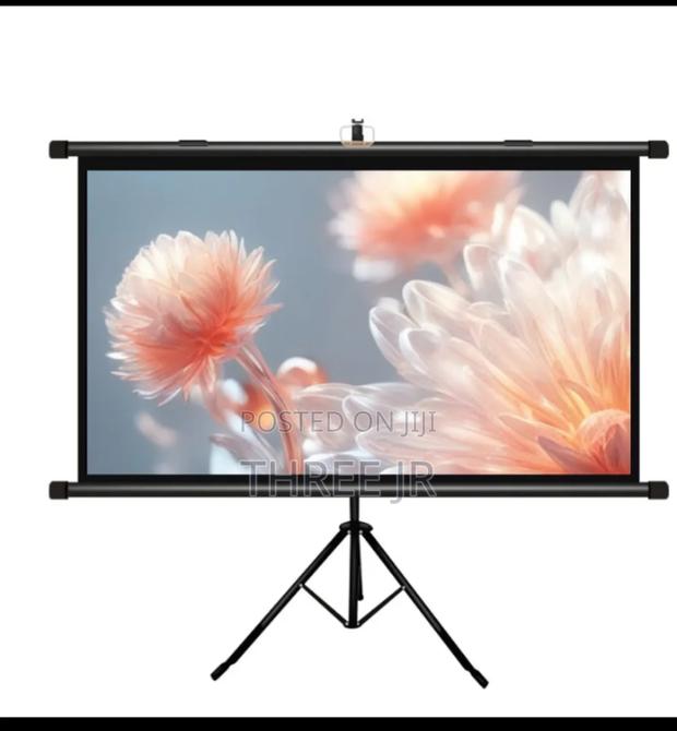 Nice Projector Screens for Office Use Easily Movable - thumbnail 2