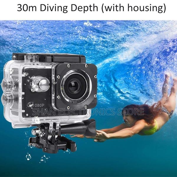 Black Underwater Waterproof Video Camera Outdoor - main view