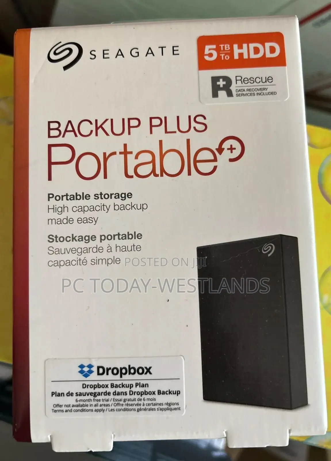 Seagate Backup Plus Portable Drive Black 5tb STHP5000400