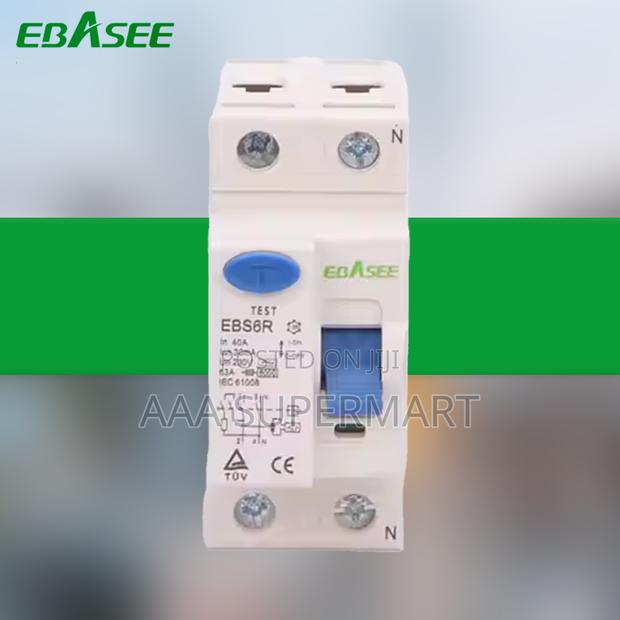 RCCB Ebs6r-2p 2P, 63A, 30ma, AC Type;