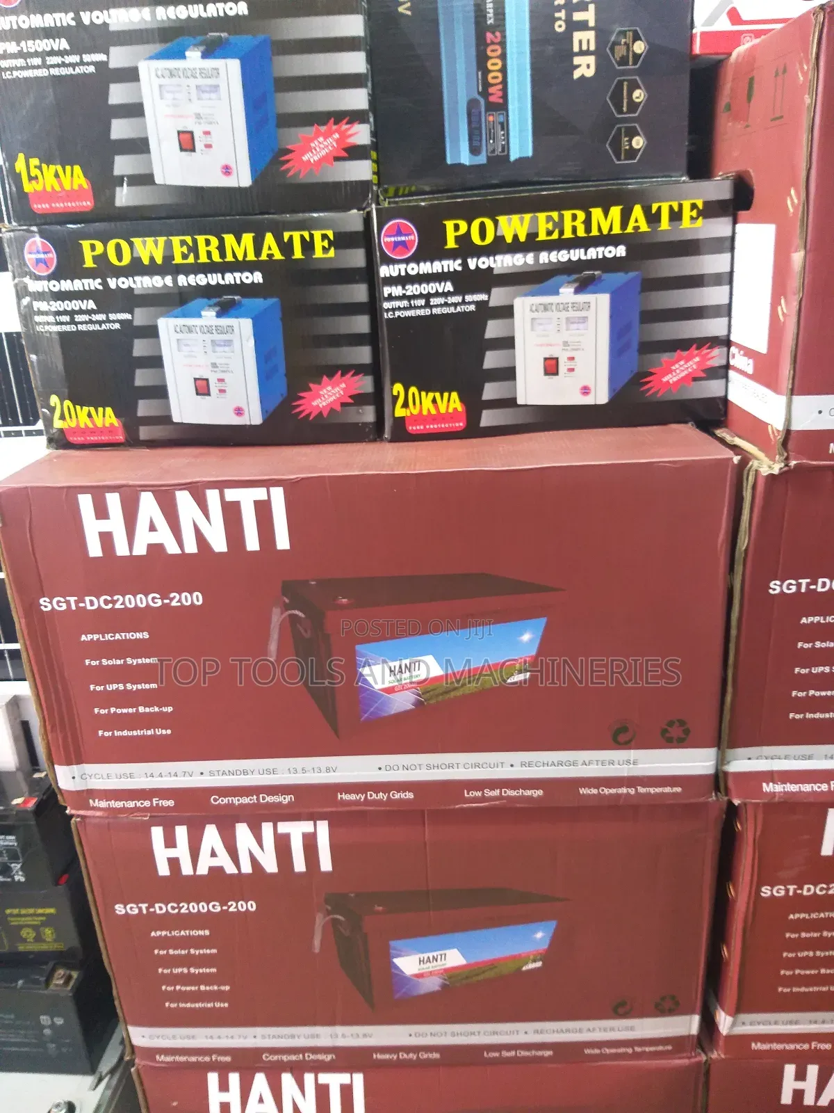 Hanti 12v200ah/20hrs Solar Deep Cycle Solar Battery