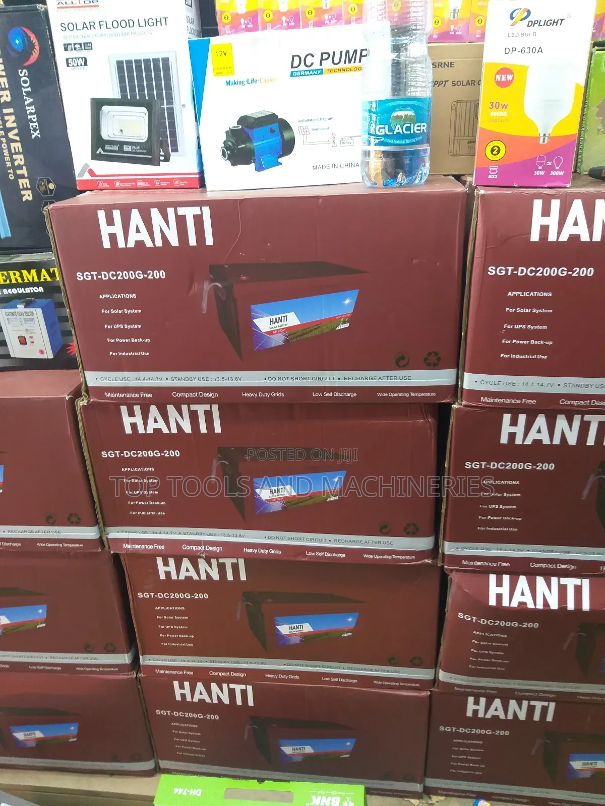 Hanti 12v200ah/20hrs Heavy Duty Solar Backup Battery