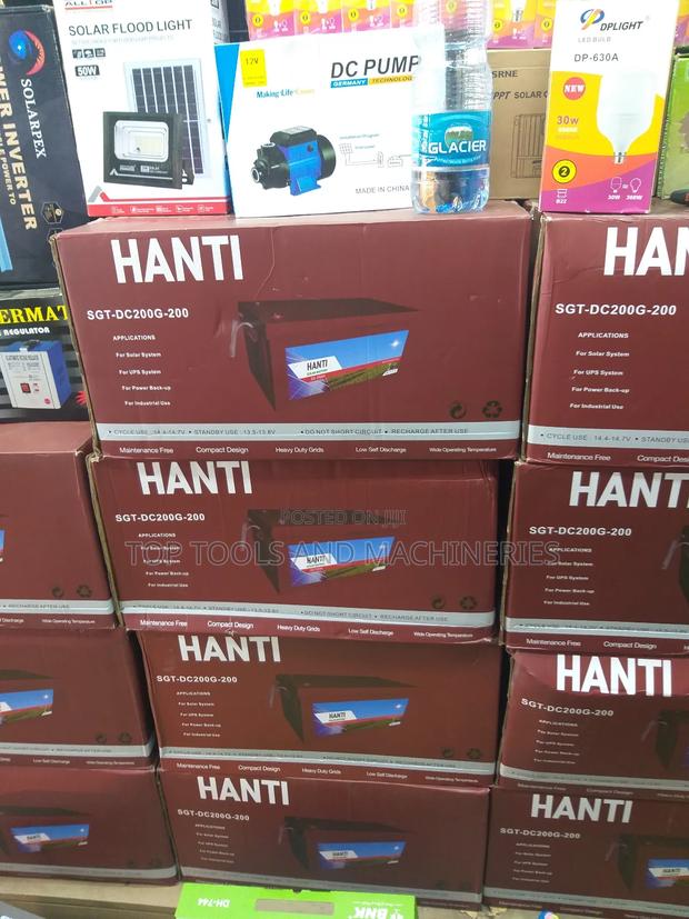 Hanti 12v200ah/20hrs Heavy Duty Solar Backup Battery