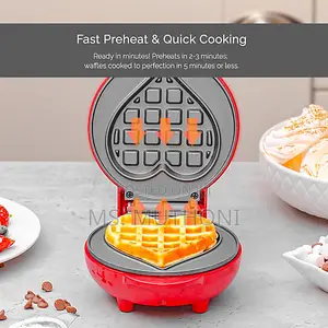 Love Shape Mini Waffle Maker