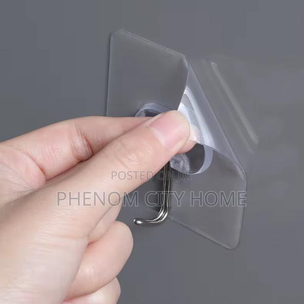 Transparent Stainless Steel Strong Self Adhesive Hooks