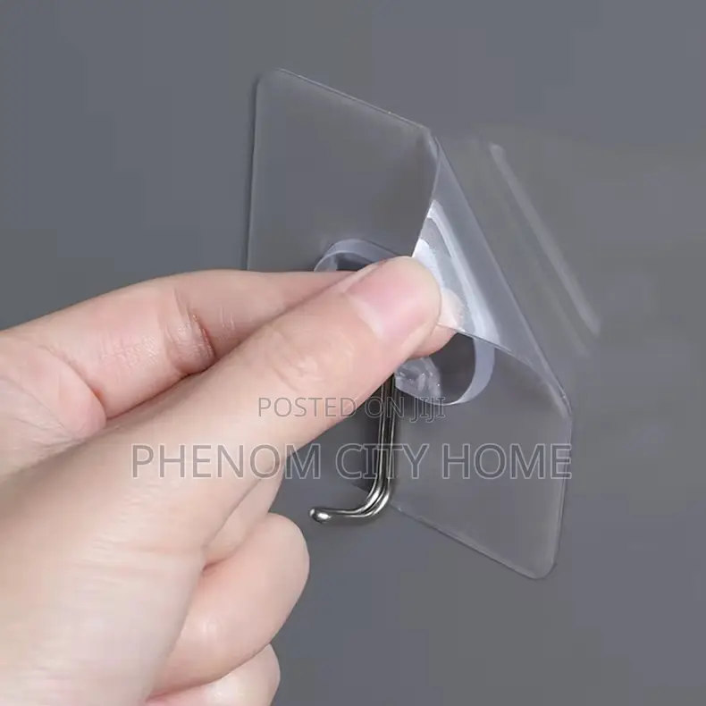 Transparent Stainless Steel Strong Self Adhesive Hooks