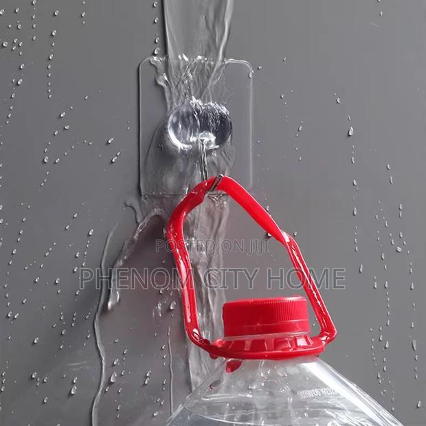 Transparent Stainless Steel Strong Self Adhesive Hooks - thumbnail 2