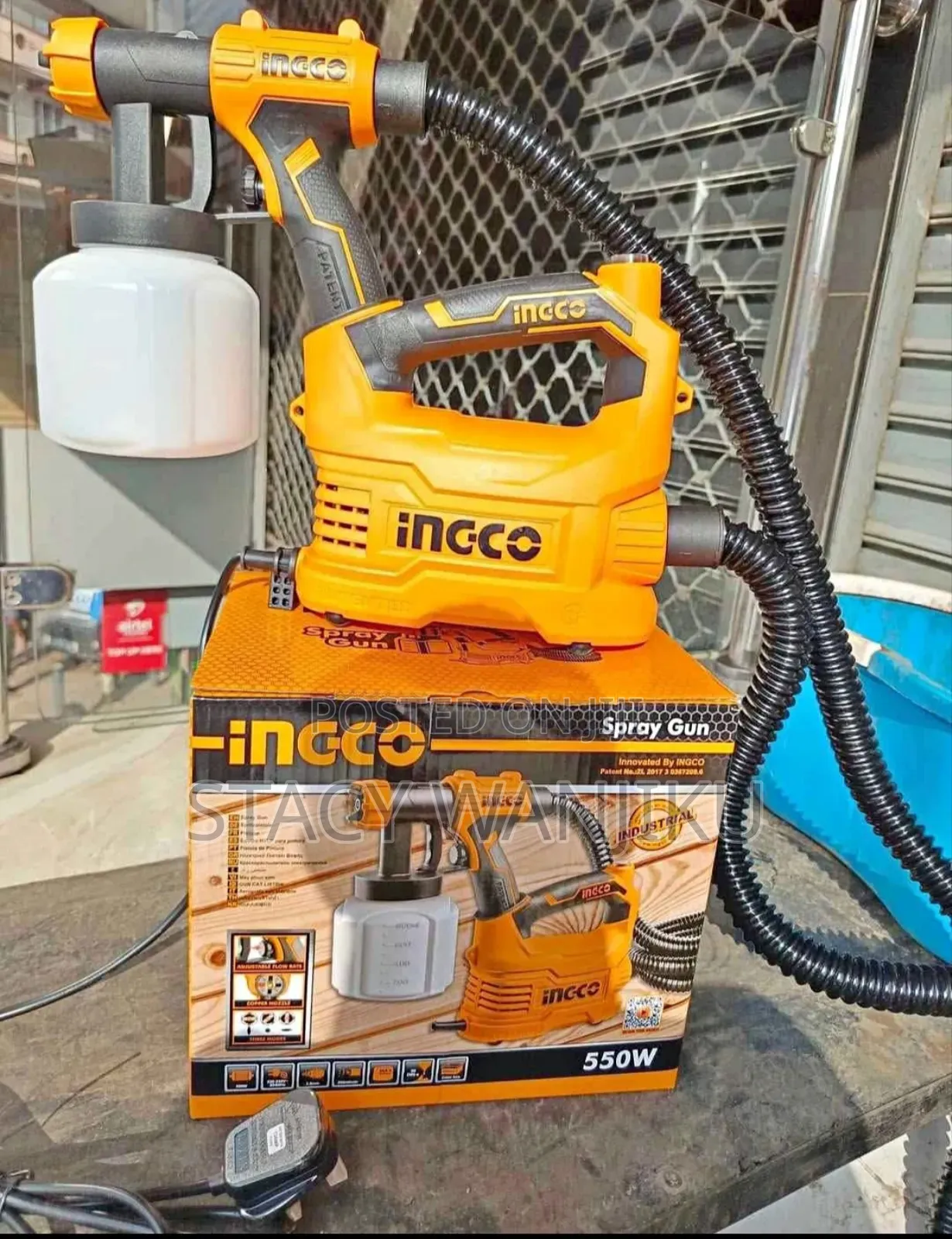 Ingco 550w Spray Gun Machine/ Electric Ingco Spray Gun