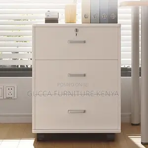 Cabinets:3 Drawer Pedestal Contemporary Wood File Cabinet
