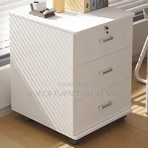 Cabinets:3 Drawer Pedestal Contemporary Wood File Cabinet