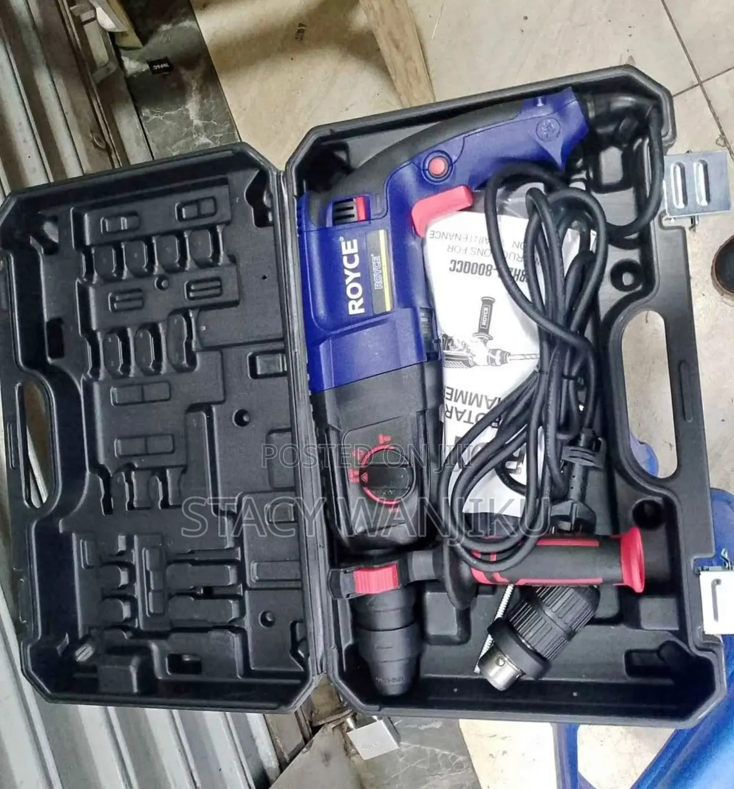 Royce Rotary Hammer Drill/ Electric Royce Hilt Drill