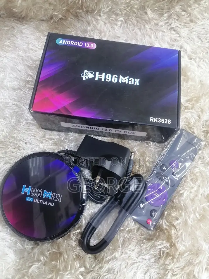 Android Tv Box, H96 Max13.0 4gb Superb