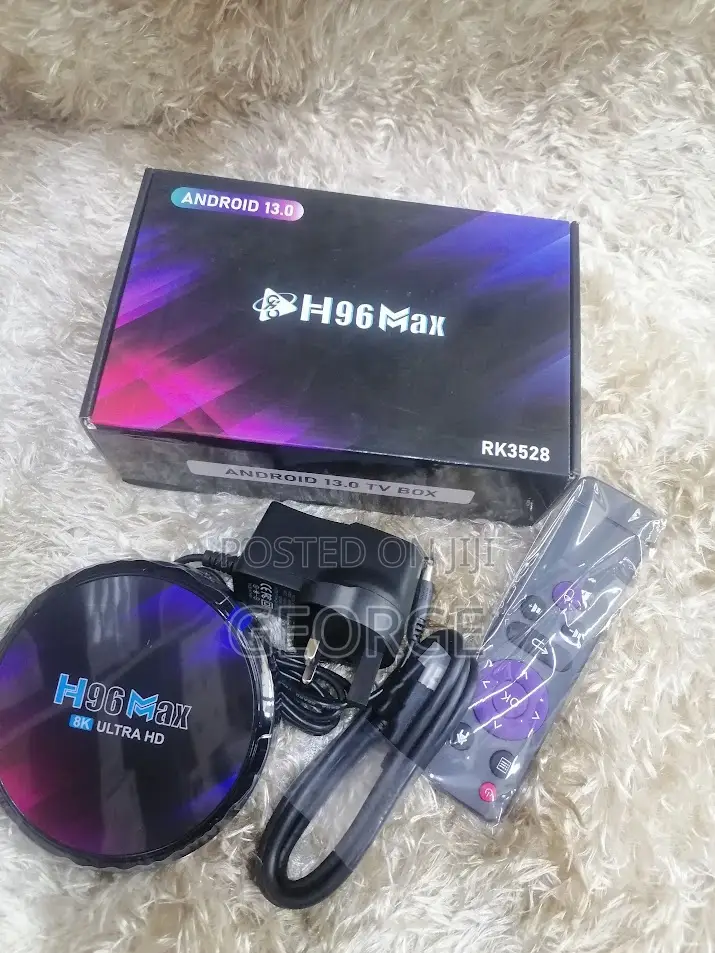 Android Tv Box, H96 Max13.0 4gb Superb