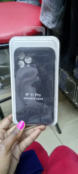 Black Liquid Silicone Case With Lens Camera Fitted Cover
