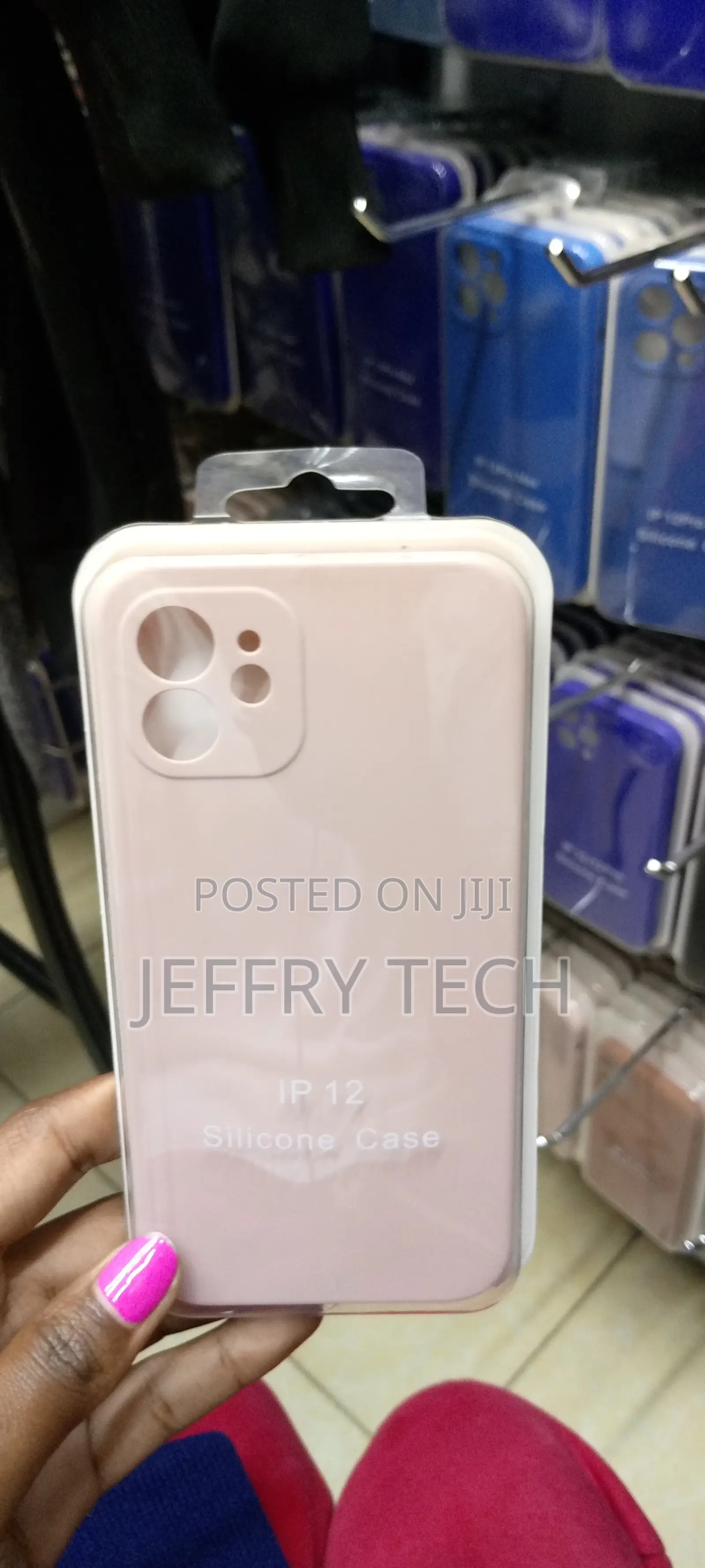 iPhone 12 Liquid Silicone Full Body Cover Camera Pink Case