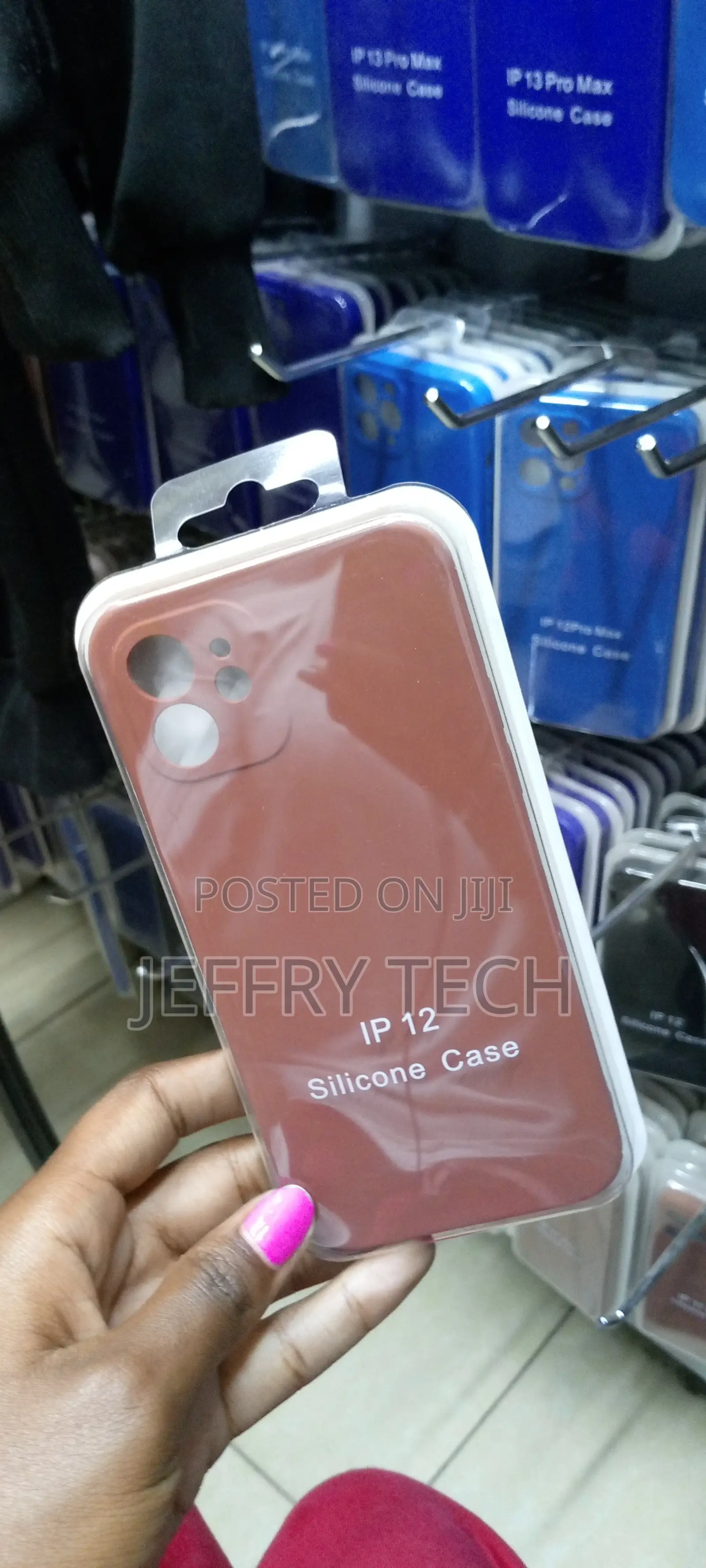 iPhone 12 Case ", Anti Scratch Fingerprint Silicone Case
