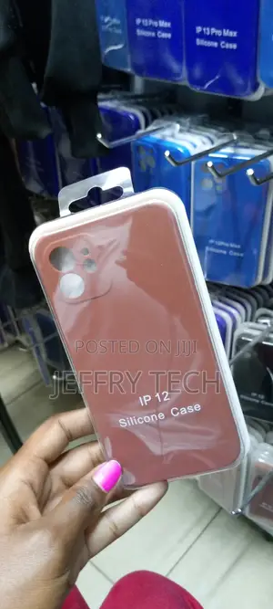 iPhone 12 Case ", Anti Scratch Fingerprint Silicone Case