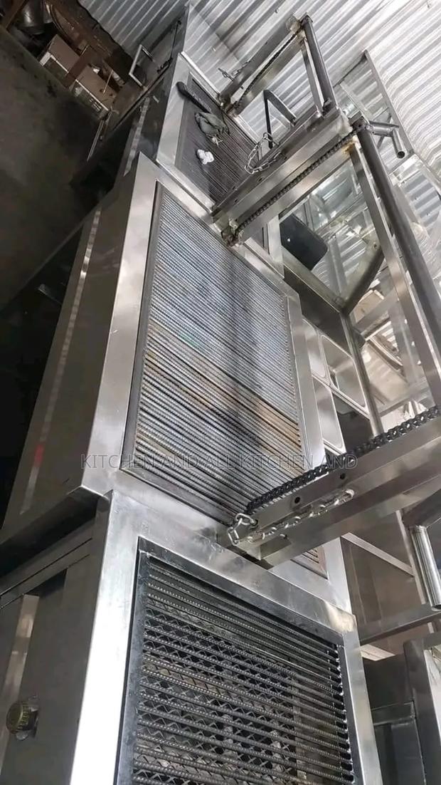 Adjustable Stainless Steel Grill Jiko