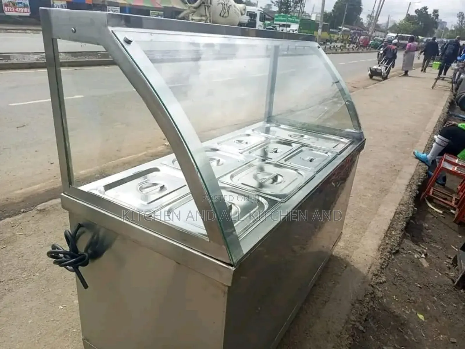 Food Warmer With Glass Display Ss