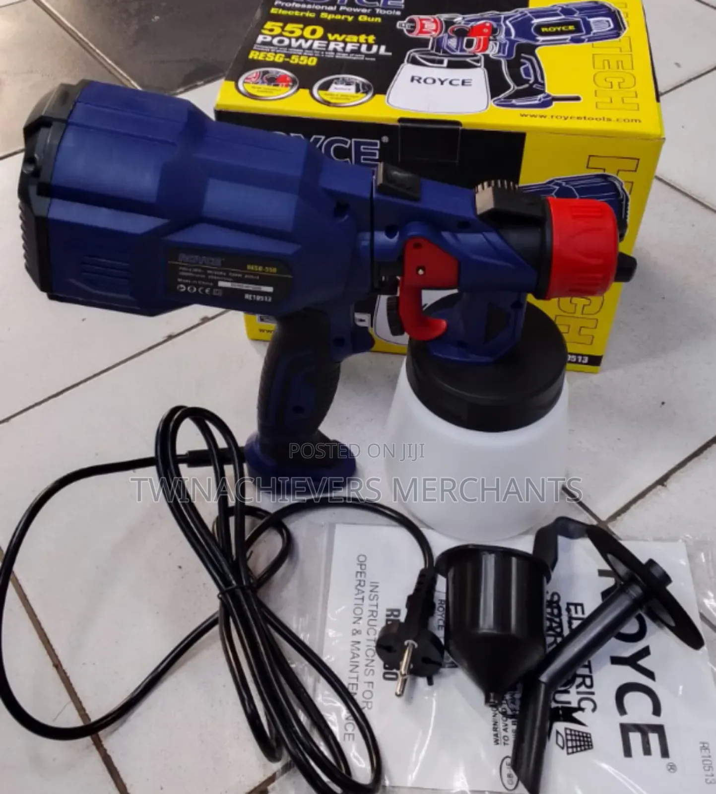 Spray Gun/Paint Sprayer 550w/Royce Spray Gun