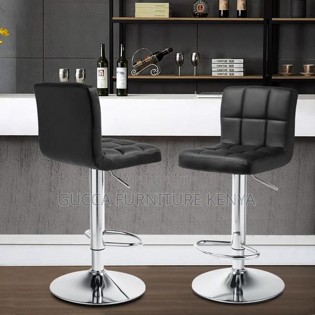 Home Chairs: Adjustable Counter Home Barstools With Backrest - thumbnail 3