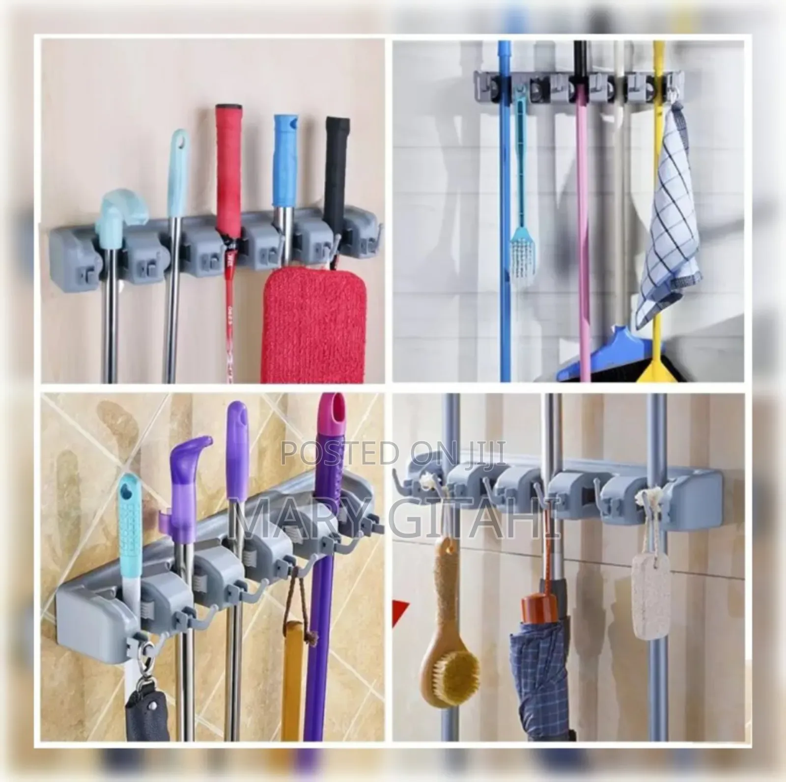 New and Firm Broom Mop Holder Tidy Organizer