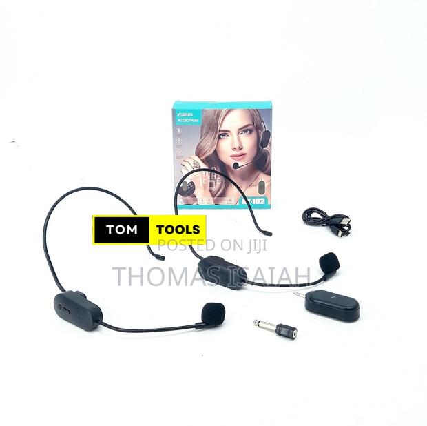 VAY102 Rechargeable UHF Wireless DUAL Head Microphone