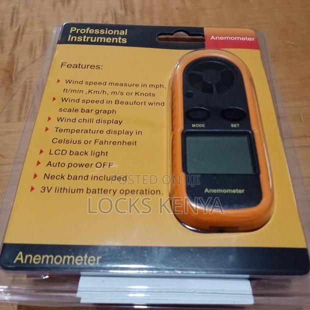 Anemometer With LCD Display - main view
