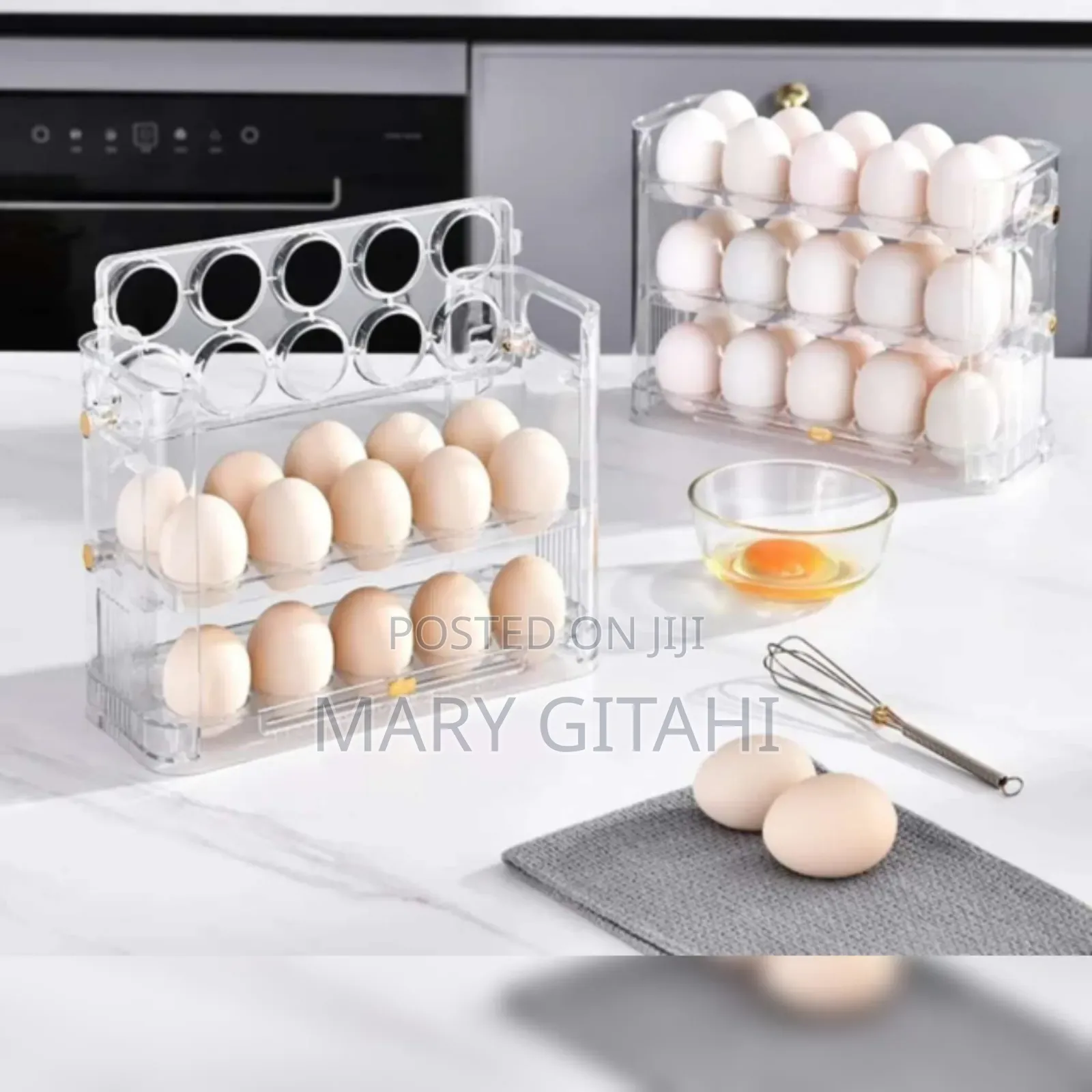 Autoflip Fridge Egg Storage Plastic Box