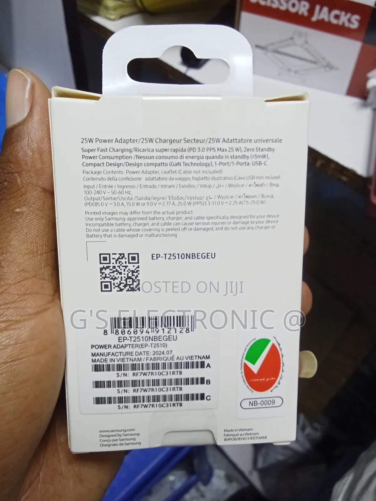 Sumsung Power Adapter 25w