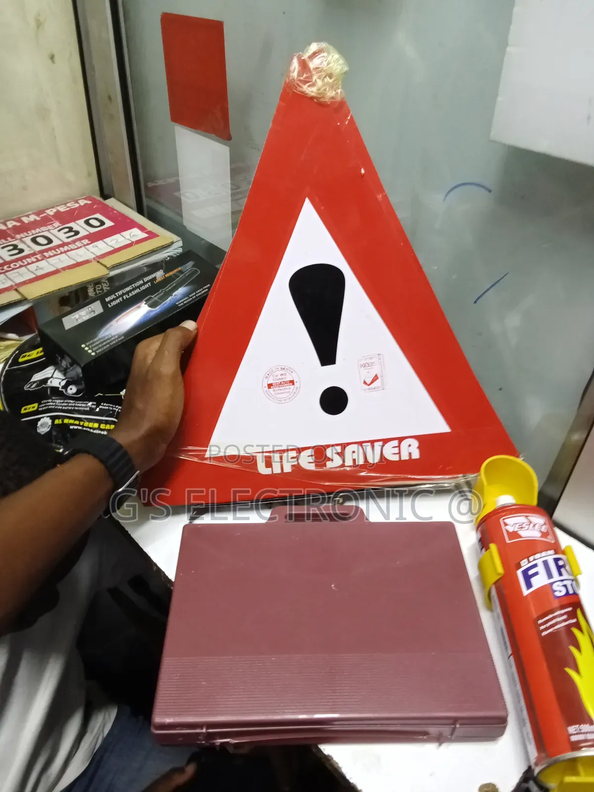 Life Saver/Fire Extinguisher/First Aid Kit