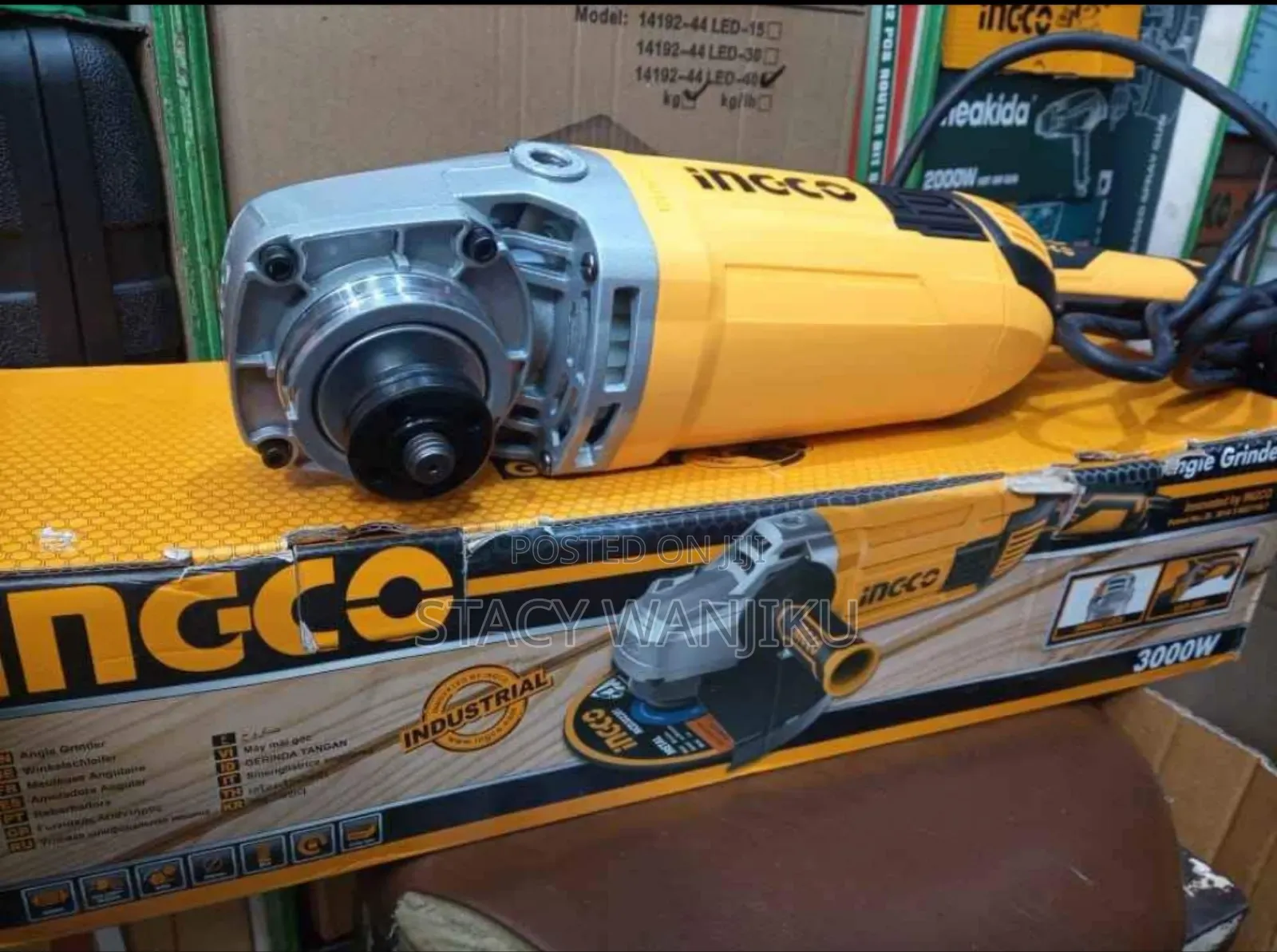 3000w Ingco Angle Grinder/ 3000w Ingco Angle Grinder, 9"