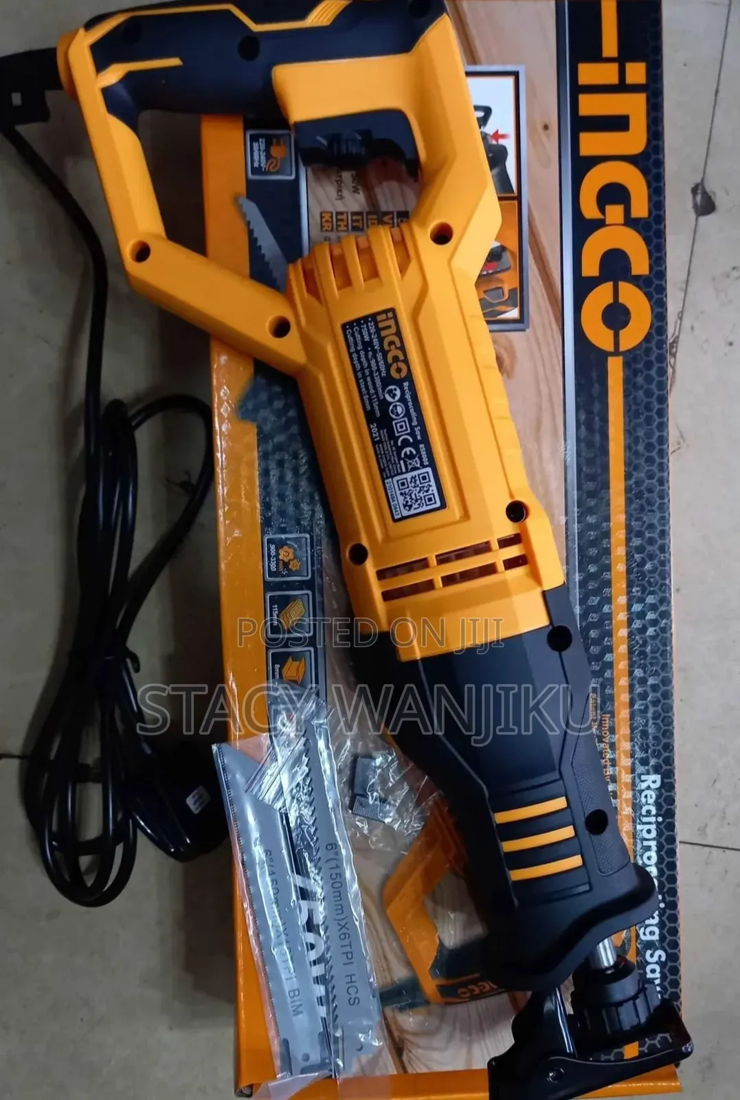 Electric Ingco Reciprocating Saw/ 750w Reciprocating Saw