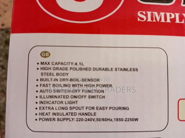 4.1 LTR Electric Kettle Coil Heater / Electric Kettle Water Boiler - thumbnail 6